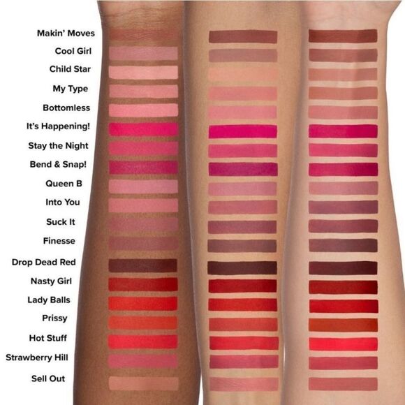 Too Faced Melted Matte Plumping Liquid Lipstick- Makin Moves (Barbie Pink Mauve) - Picture 9 of 14